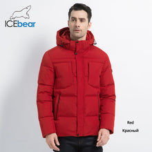 Load image into Gallery viewer, ICEbear 2019 Mens Winter Jackets Chest Exquisite Pocket Simple Hem Practical Waterproof Zipper High Quality Parka