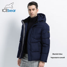 Load image into Gallery viewer, ICEbear 2019 Mens Winter Jackets Chest Exquisite Pocket Simple Hem Practical Waterproof Zipper High Quality Parka