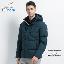 Load image into Gallery viewer, ICEbear 2019 Mens Winter Jackets Chest Exquisite Pocket Simple Hem Practical Waterproof Zipper High Quality Parka
