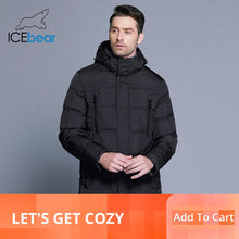 Load image into Gallery viewer, ICEbear 2019 Top Quality Warm Men's Warm Winter Jacket  Windproof  Casual Outerwear Thick Medium Long Coat Men Parka 16M899D